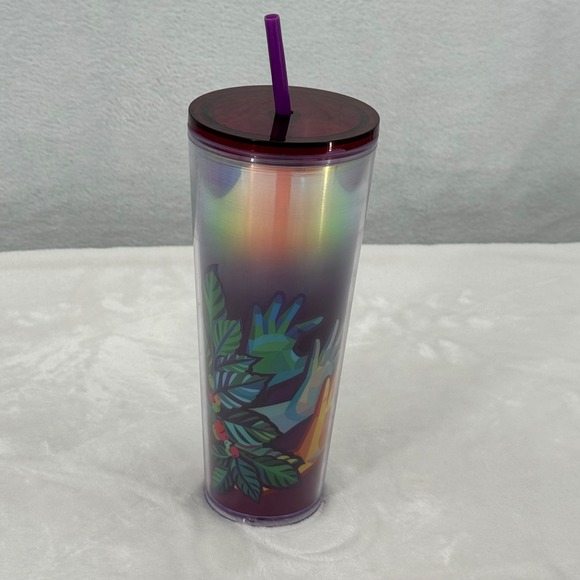 Starbucks 2023 ASL Venti 24oz Tumbler Artist Yiqiao Wang American Sign Language - Picture 3 of 8